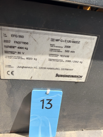 Jungheinrich EFG 550 Elektrostapler (B13/26)