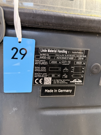 Linde H45 Evo Dieselgabelstapler Sondermodell (B29/26)